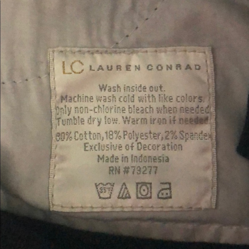 ⭐️5/$25⭐️ LC Lauren Conrad black jeans Sz. 2 - Picture 6 of 6